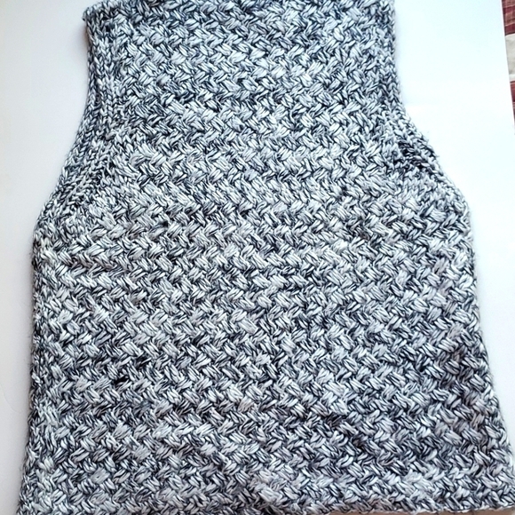 Liz Claiborne Sport Wool Sz. L Black/White/Grey Vest - Picture 1 of 11